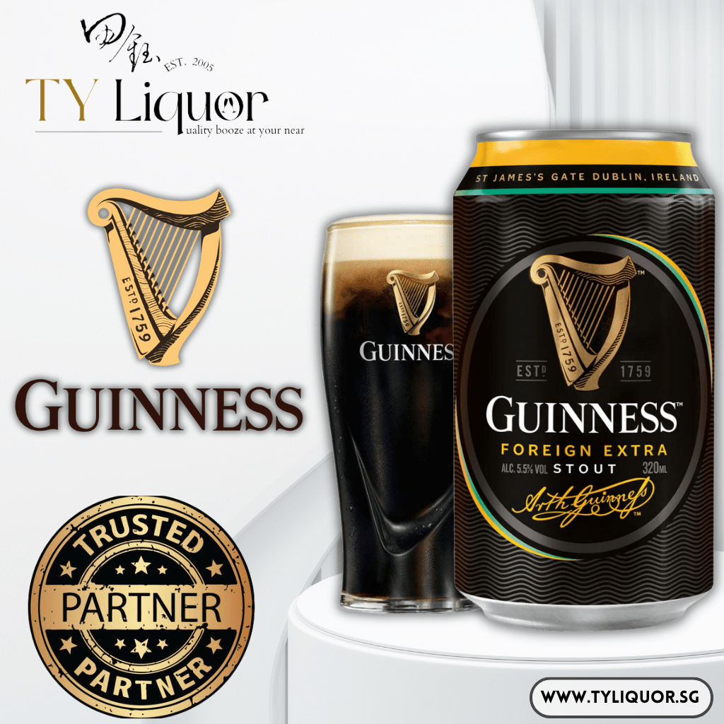 (2 Cartons) Guinness Stout, 48x320ml
