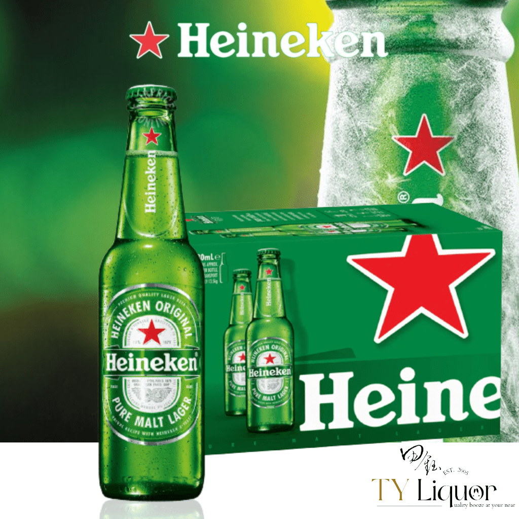 (2 Cartons) Heineken Lager Pint, 24x325ml