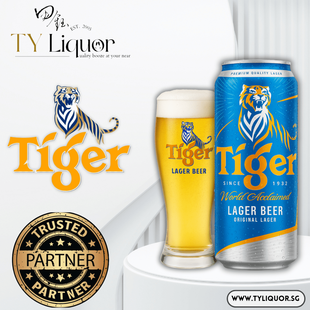 (2 Cartons) Tiger Beer (Slim Can), 48x320ml