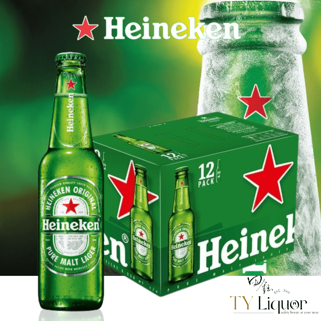 (2 Cartons) Heineken Lager Quartz, 12x633ml