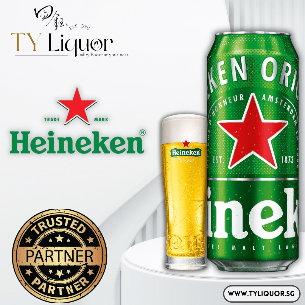 (2 Cartons) Heineken Lager Can, 48x490ml